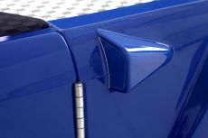 Дитяче ліжко машина GTR Blue 190х90 см з підсвіткою, музикою, шкіряний салон, пультом